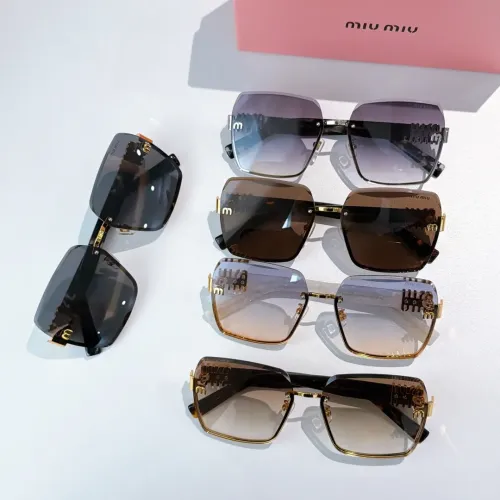 Replica MIU MIU AAA Quality Sunglasses #1434207 $60.00 USD for Wholesale