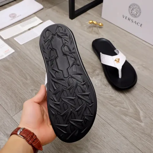 Replica Versace Slippers For Men #1434210 $45.00 USD for Wholesale