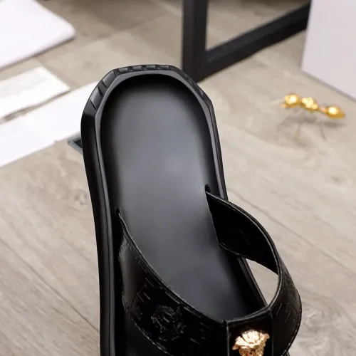 Replica Versace Slippers For Men #1434211 $45.00 USD for Wholesale