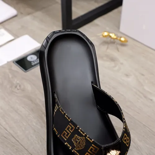 Replica Versace Slippers For Men #1434220 $45.00 USD for Wholesale