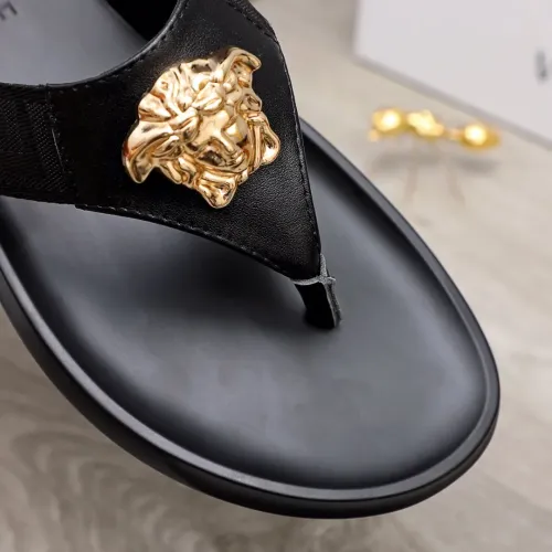 Replica Versace Slippers For Men #1434231 $45.00 USD for Wholesale