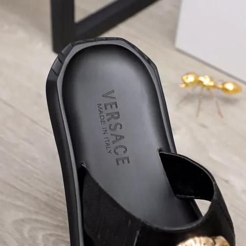 Replica Versace Slippers For Men #1434231 $45.00 USD for Wholesale