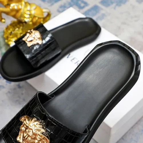 Replica Versace Slippers For Men #1434236 $45.00 USD for Wholesale
