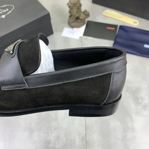 Replica Prada Leather Shoes For Men #1434249 $102.00 USD for Wholesale