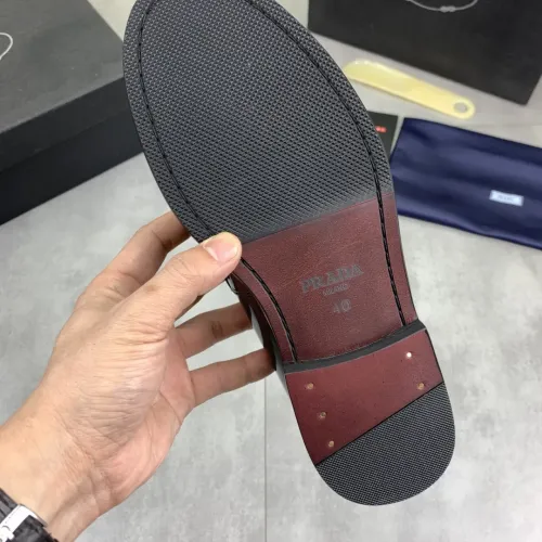 Replica Prada Leather Shoes For Men #1434251 $102.00 USD for Wholesale