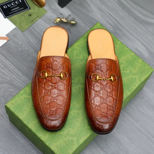 Replica Gucci Slippers For Men #1434307 $82.00 USD for Wholesale