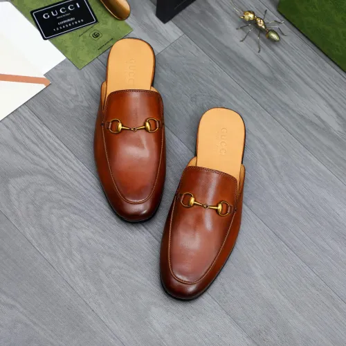 Replica Gucci Slippers For Men #1434318 $82.00 USD for Wholesale