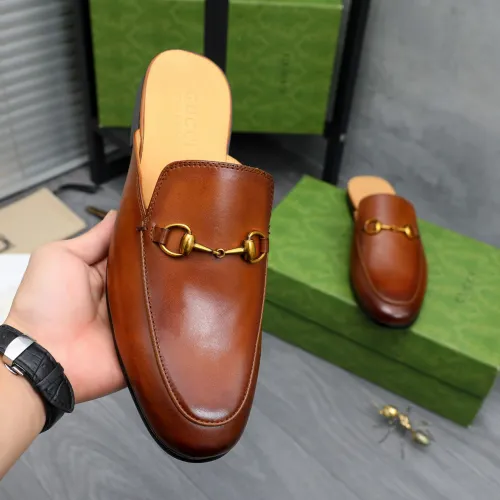 Replica Gucci Slippers For Men #1434318 $82.00 USD for Wholesale
