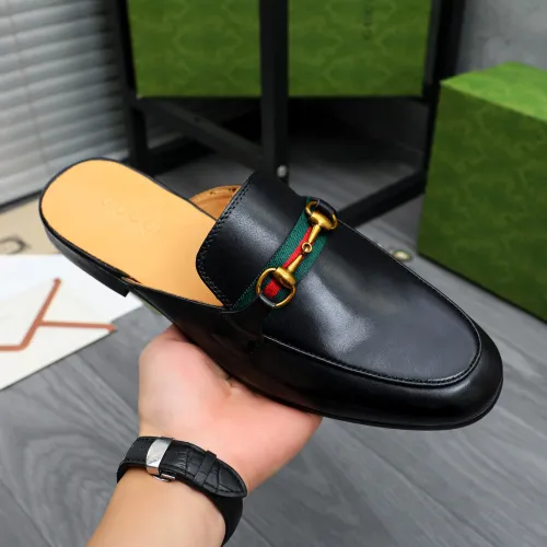 Replica Gucci Slippers For Men #1434320 $82.00 USD for Wholesale