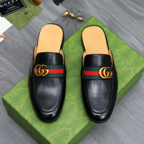 Replica Gucci Slippers For Men #1434321 $82.00 USD for Wholesale