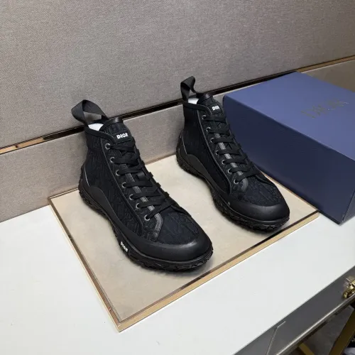 Replica Christian Dior High Top Shoes For Men #1434362 $92.00 USD for Wholesale
