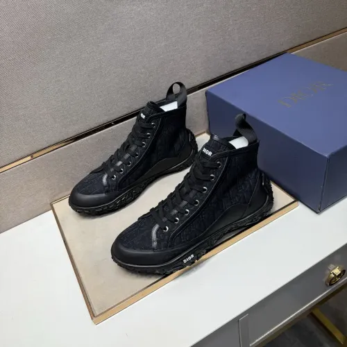 Replica Christian Dior High Top Shoes For Men #1434362 $92.00 USD for Wholesale