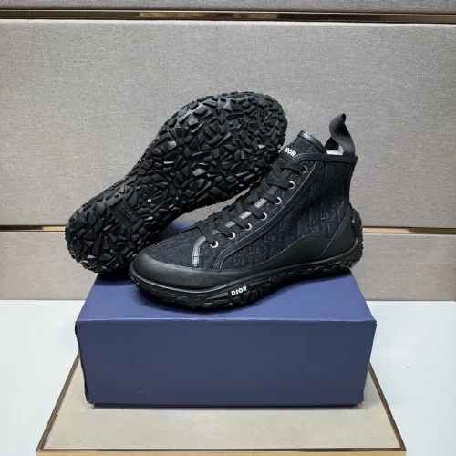 Replica Christian Dior High Top Shoes For Men #1434362 $92.00 USD for Wholesale