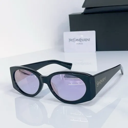 Cheap Yves Saint Laurent YSL AAA Quality Sunglasses #1434366, $$56.00 USD On Yves Saint Laurent YSL AAA Quality Sunglasses
