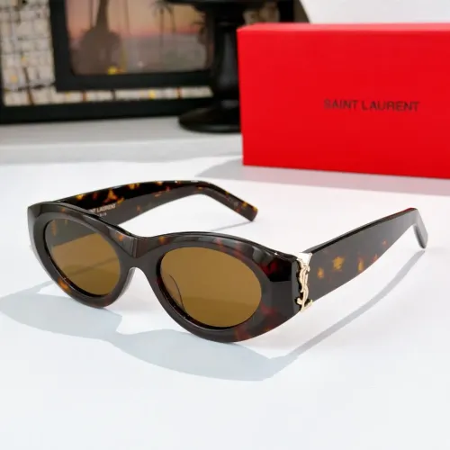 Cheap Yves Saint Laurent YSL AAA Quality Sunglasses #1434380, $$60.00 USD On Yves Saint Laurent YSL AAA Quality Sunglasses