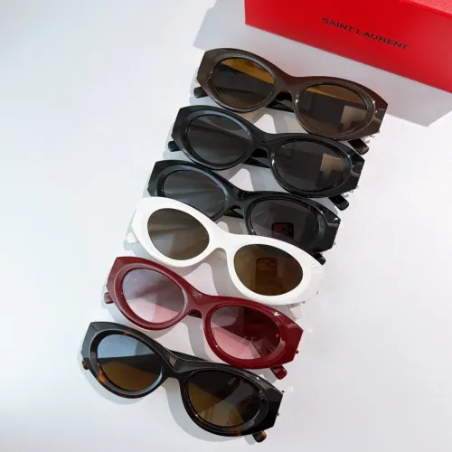 Replica Yves Saint Laurent YSL AAA Quality Sunglasses #1434380 $60.00 USD for Wholesale