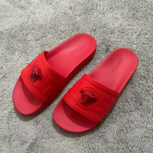 Replica Versace Slippers For Men #1434386 $52.00 USD for Wholesale