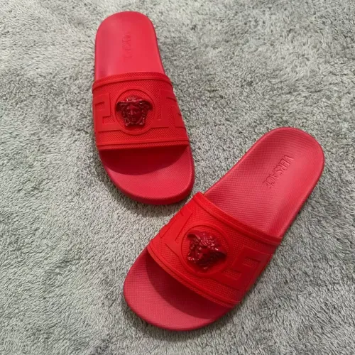 Replica Versace Slippers For Men #1434386 $52.00 USD for Wholesale