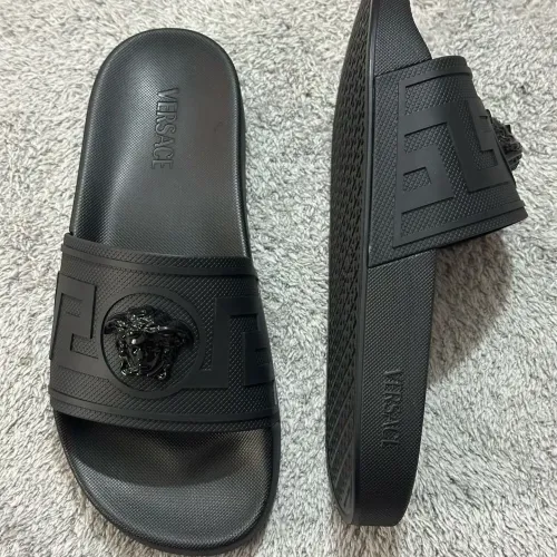 Replica Versace Slippers For Men #1434388 $52.00 USD for Wholesale
