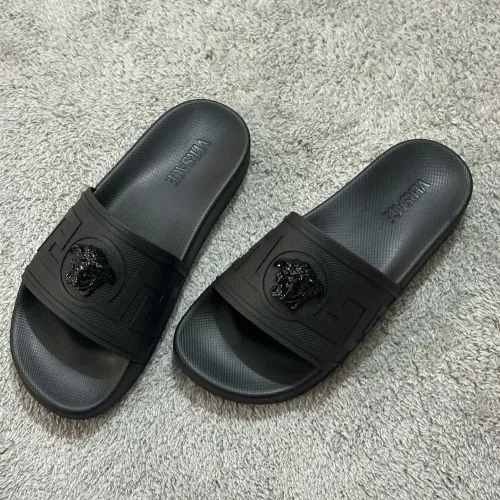 Replica Versace Slippers For Men #1434388 $52.00 USD for Wholesale