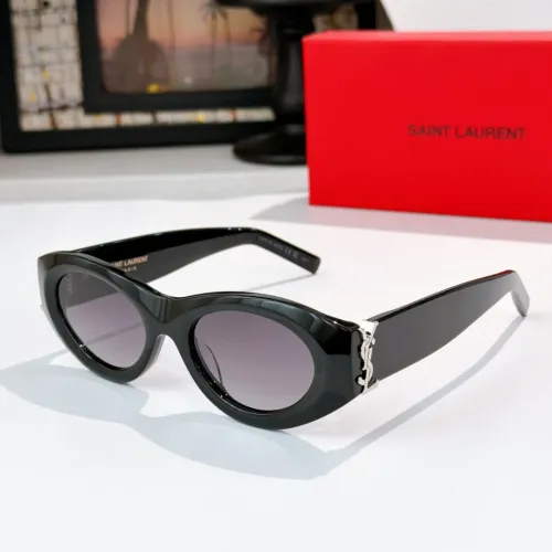 Cheap Yves Saint Laurent YSL AAA Quality Sunglasses #1434390, $$60.00 USD On Yves Saint Laurent YSL AAA Quality Sunglasses