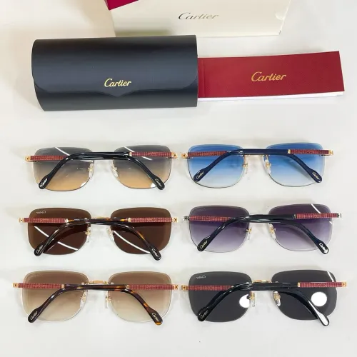 Replica Cartier AAA Quality Sunglassess #1434432 $60.00 USD for Wholesale