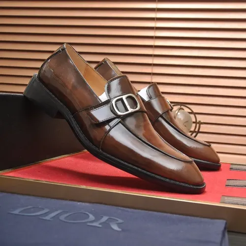 Replica Christian Dior Leather Shoes For Men #1434540 $115.00 USD for Wholesale
