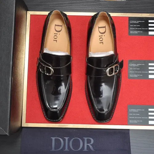 Replica Christian Dior Leather Shoes For Men #1434541 $115.00 USD for Wholesale