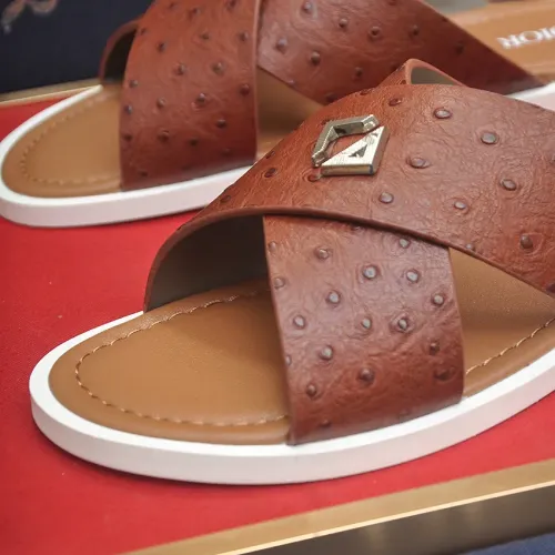 Replica Christian Dior Slippers For Men #1434556 $52.00 USD for Wholesale