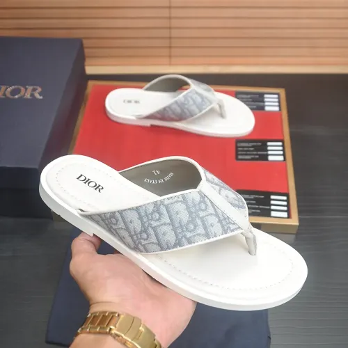 Replica Christian Dior Slippers For Men #1434559 $52.00 USD for Wholesale