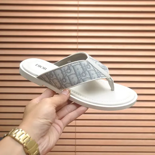 Replica Christian Dior Slippers For Men #1434559 $52.00 USD for Wholesale