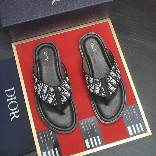 Replica Christian Dior Slippers For Men #1434561 $52.00 USD for Wholesale