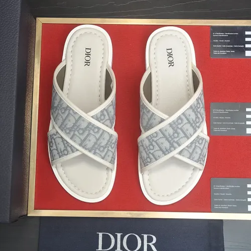 Replica Christian Dior Slippers For Men #1434562 $52.00 USD for Wholesale