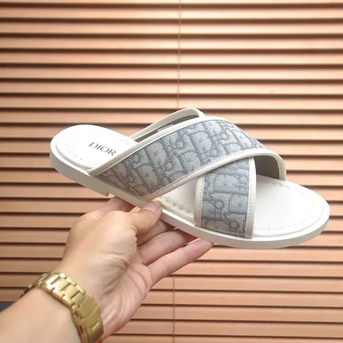 Replica Christian Dior Slippers For Men #1434562 $52.00 USD for Wholesale