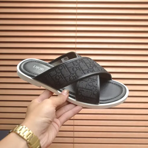 Replica Christian Dior Slippers For Men #1434564 $52.00 USD for Wholesale