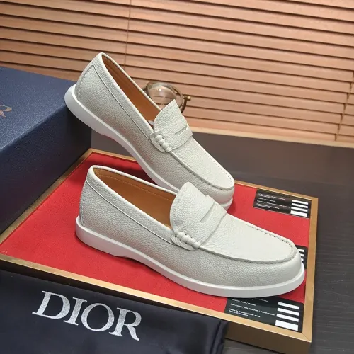Replica Christian Dior Leather Shoes For Men #1434692 $102.00 USD for Wholesale