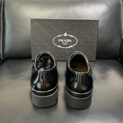 Replica Prada Leather Shoes For Men #1434749 $150.00 USD for Wholesale