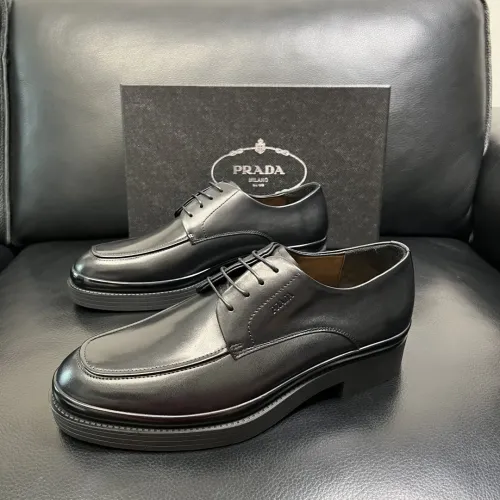 Cheap Prada Leather Shoes For Men #1434750, $$150.00 USD On Prada Leather Shoes