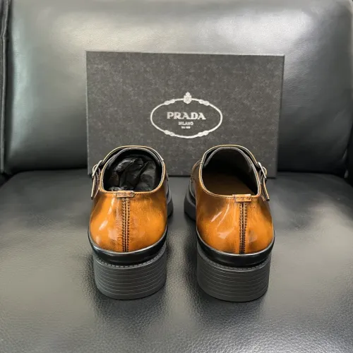 Replica Prada Leather Shoes For Men #1434751 $150.00 USD for Wholesale