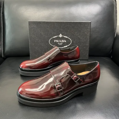 Cheap Prada Leather Shoes For Men #1434752, $$150.00 USD On Prada Leather Shoes