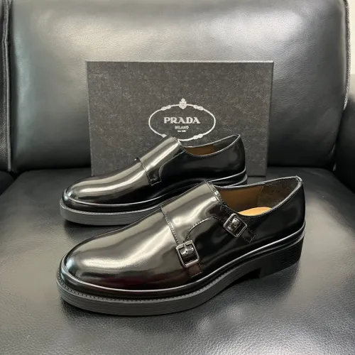 Cheap Prada Leather Shoes For Men #1434753, $$150.00 USD On Prada Leather Shoes