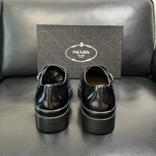 Replica Prada Leather Shoes For Men #1434753 $150.00 USD for Wholesale