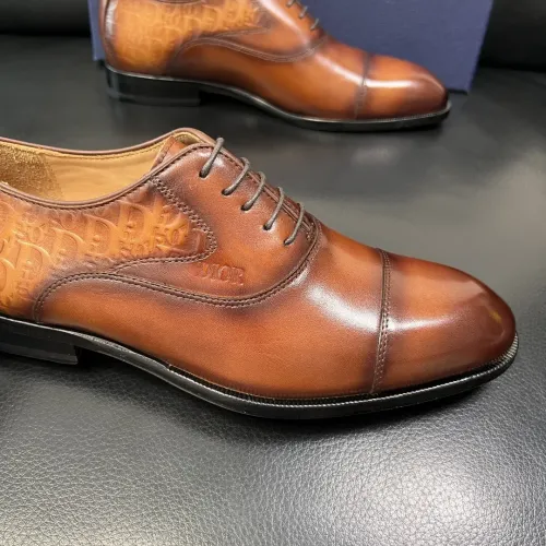 Replica Christian Dior Leather Shoes For Men #1434761 $165.00 USD for Wholesale