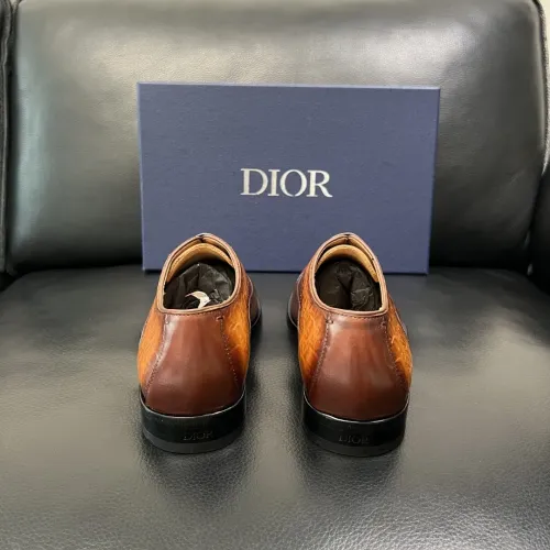 Replica Christian Dior Leather Shoes For Men #1434761 $165.00 USD for Wholesale