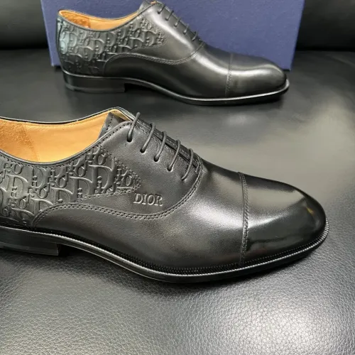 Replica Christian Dior Leather Shoes For Men #1434762 $165.00 USD for Wholesale