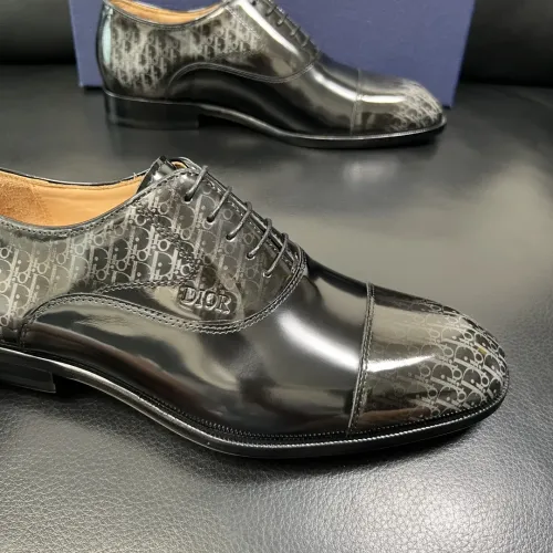 Replica Christian Dior Leather Shoes For Men #1434763 $165.00 USD for Wholesale