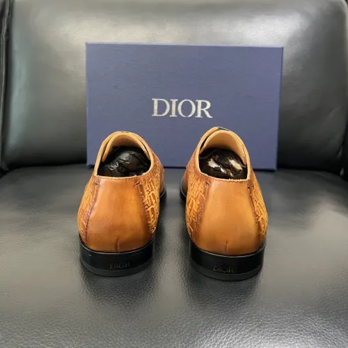 Replica Christian Dior Leather Shoes For Men #1434765 $165.00 USD for Wholesale