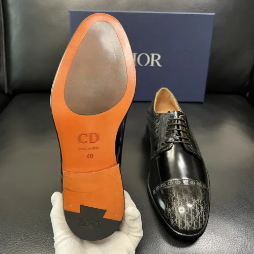 Replica Christian Dior Leather Shoes For Men #1434767 $165.00 USD for Wholesale