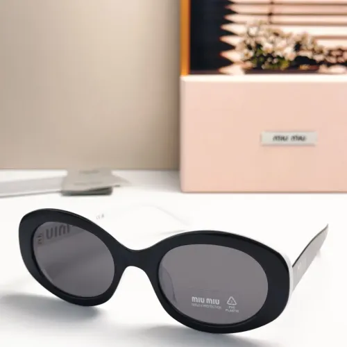 Cheap MIU MIU AAA Quality Sunglasses #1434795, $$48.00 USD On MIU MIU AAA Sunglasses