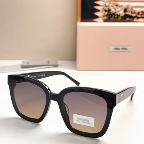 Cheap MIU MIU AAA Quality Sunglasses #1434805, $$56.00 USD On MIU MIU AAA Sunglasses
